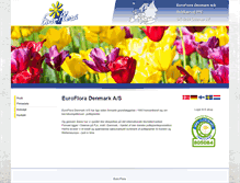 Tablet Screenshot of euroflora.dk