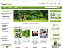 Tablet Screenshot of euroflora.lt